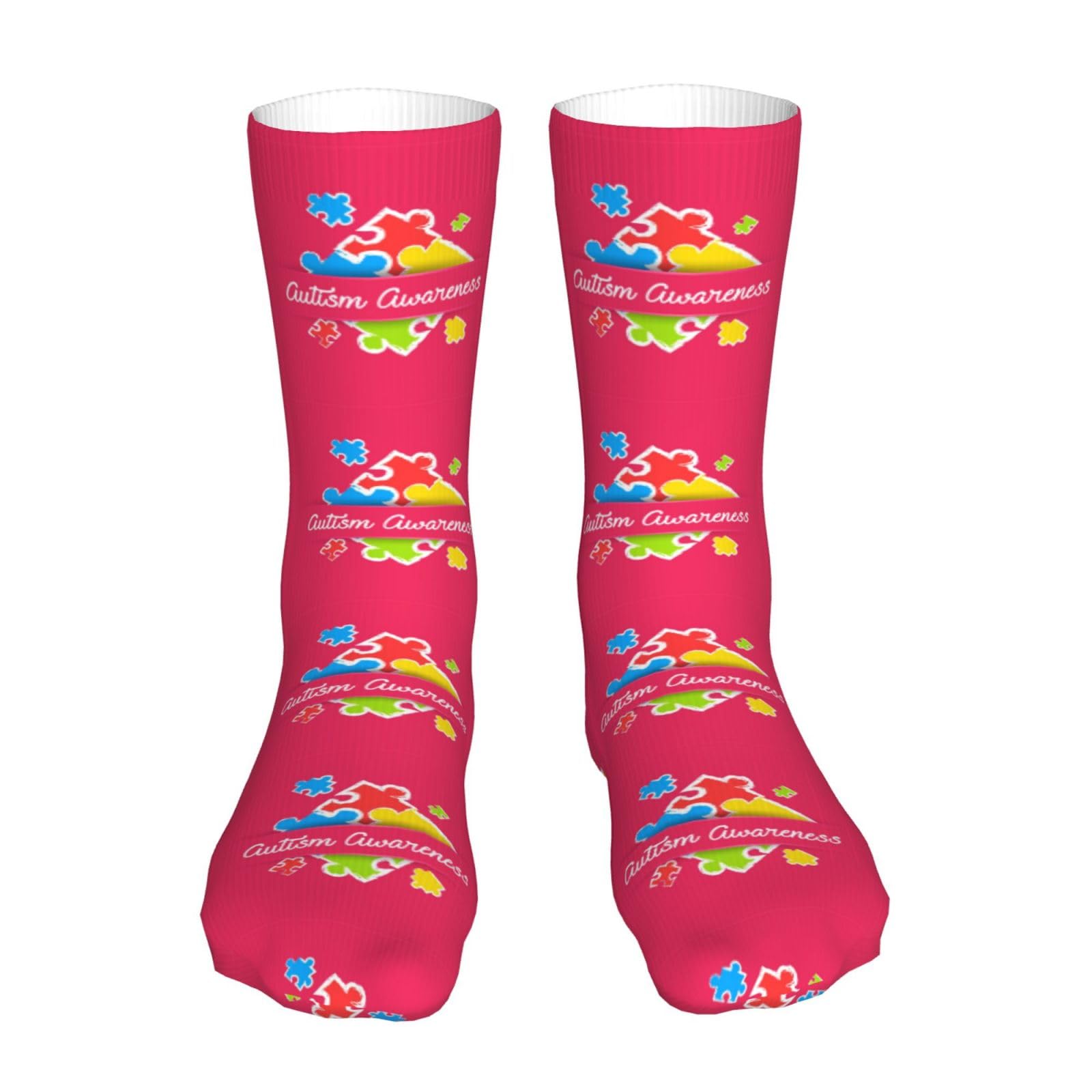 Smazdfxx Unisex As Pic Autistic Autism Awareness Day Month Socks For Women Crew Sock Athletic Socks Holiday Casual S 16In