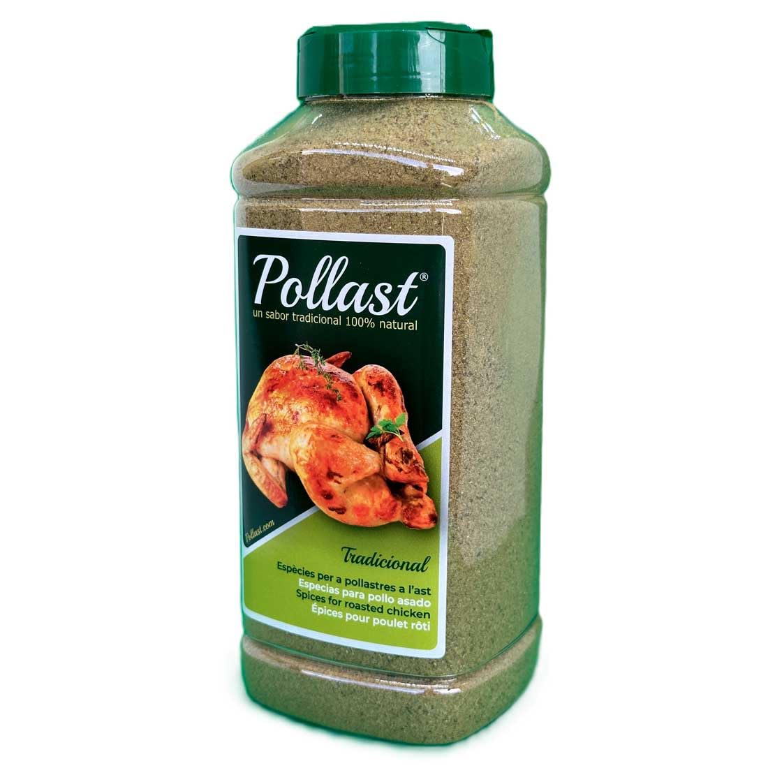 Pollast Tradicional, especias para pollo asado -Bote 1,5 Kg.