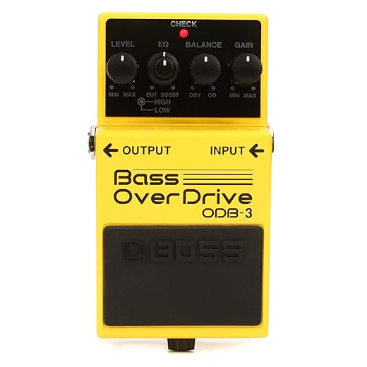 BOSS Odb-3 Bass Overdrive Pedal ,Yellow