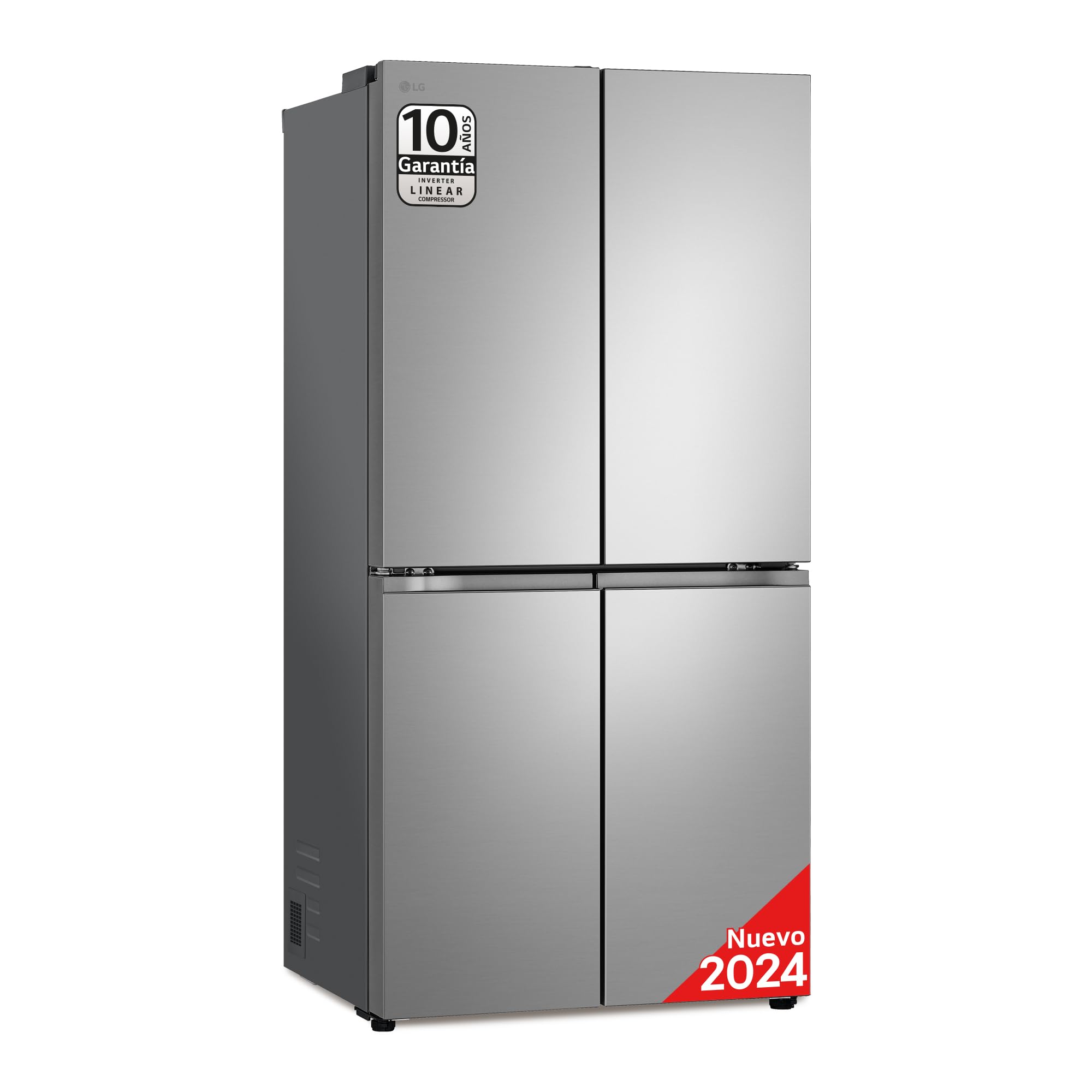 LG GMB860PYDE - Frigorífico American Combi Ancho 83cm, Linear Cooling, Clasificación E, 530 L, Inox antihuellas