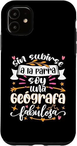 Miniatura 10 de iPhone 11 Pro Max Una Geógrafa Fabulosa Divertido Mujer Geografia Case