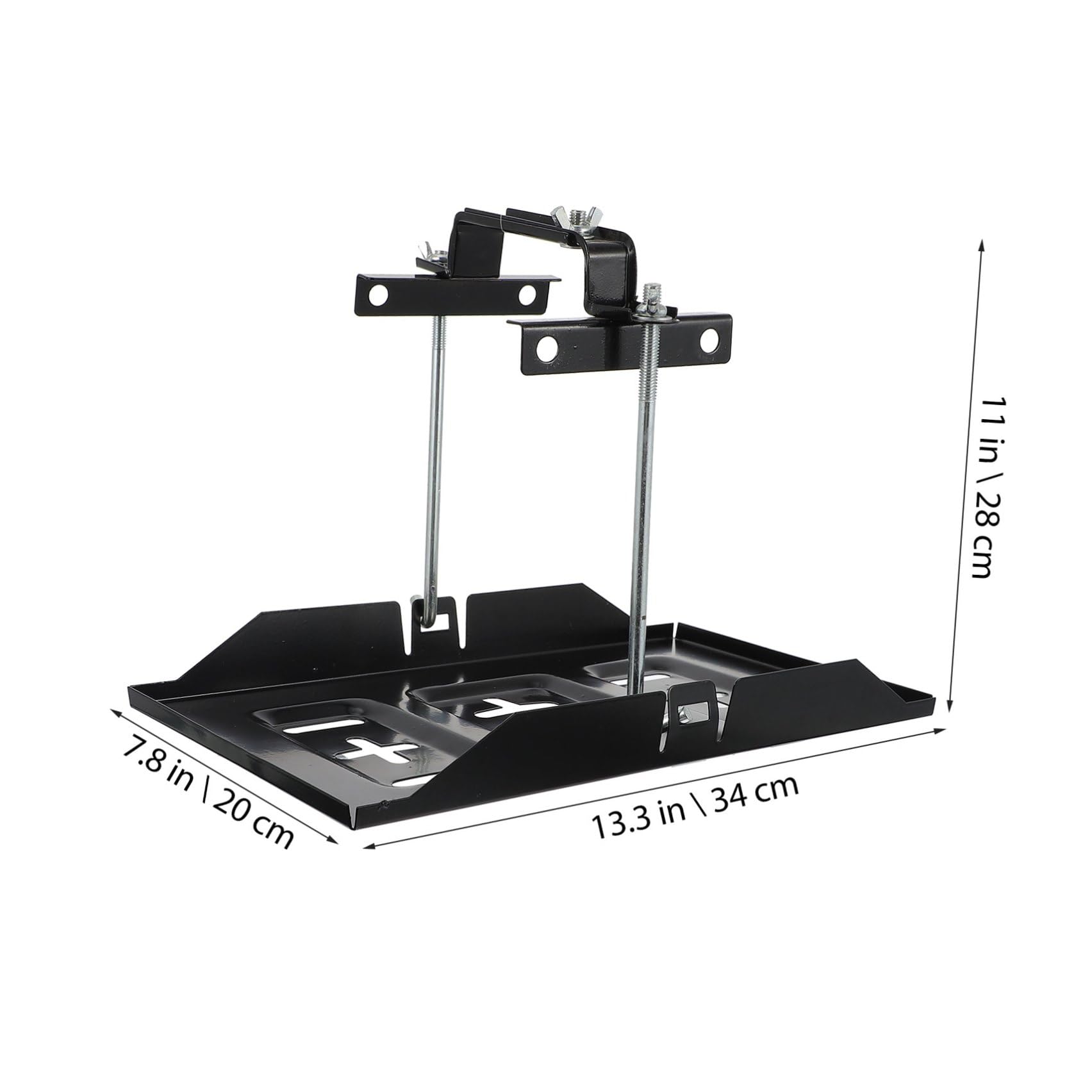 Support Fixation Batterie Voiture Antirouille Maintien Sécurisé pour Batteries Automobiles Résistant et Stable Adapté Transport Conduite