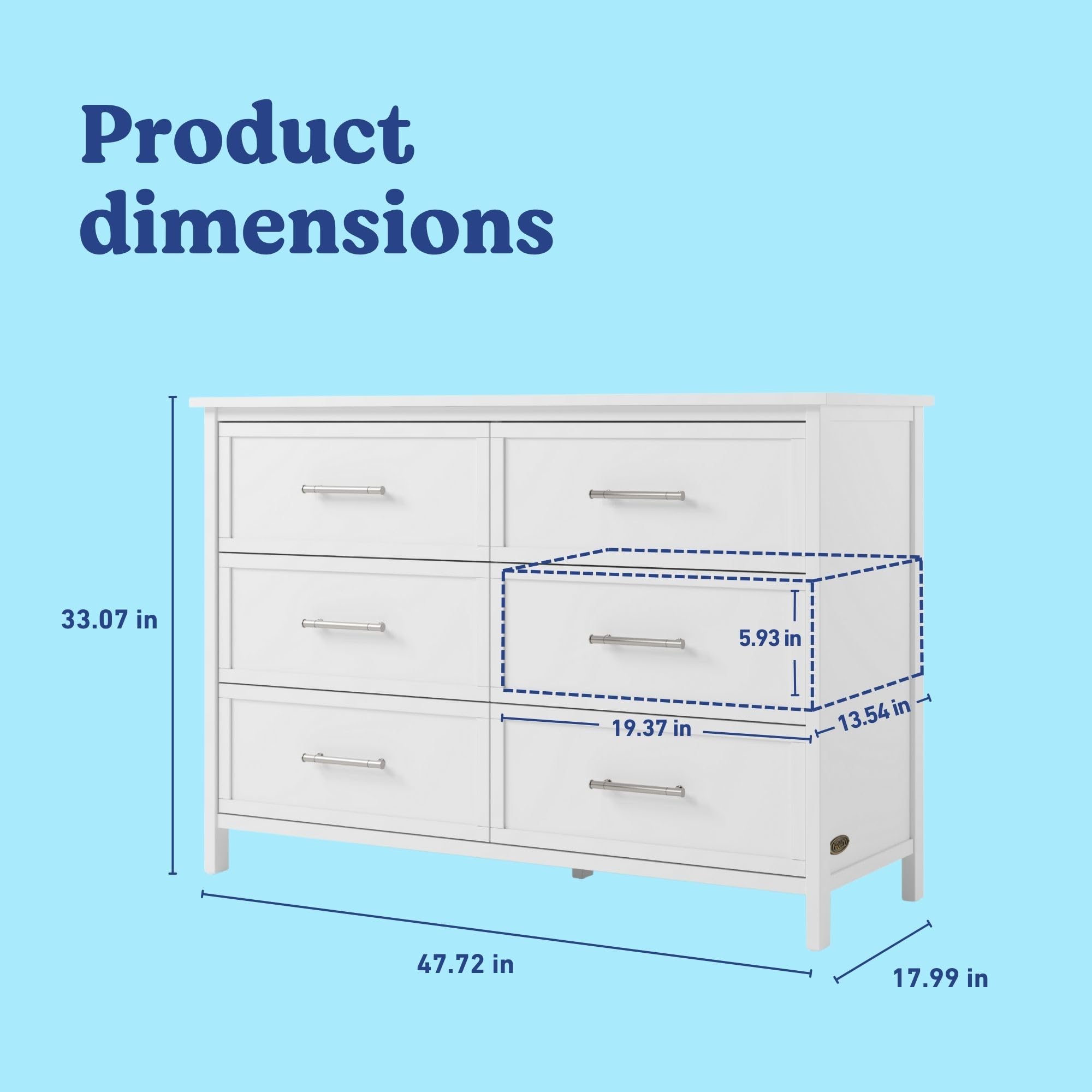 greenguard gold certified dresser white Amazon.com : Graco Classic 6-Drawer Dresser  GREENGUARD Gold Certified, White  Dresser for Bedroom, Kids & Nursery Storage Chest, Safety Interlocking  Drawers, Pre-Installed Tracks, Kids Chest (White) : Baby