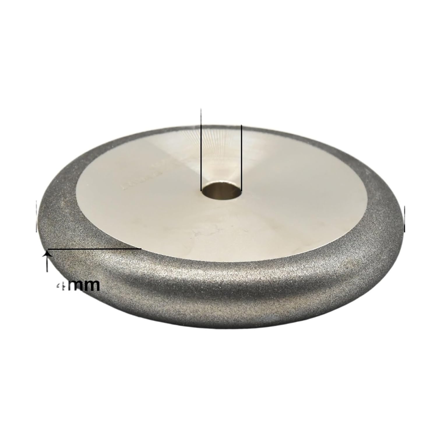 CBN200 Shaping Serrated Bread Knives CBN Grinding Wheel 6in 150mm Arbor 5/8'' T1'' R12.7mm for Stainless Steel Carbon Steel(Thickness 0.25in)