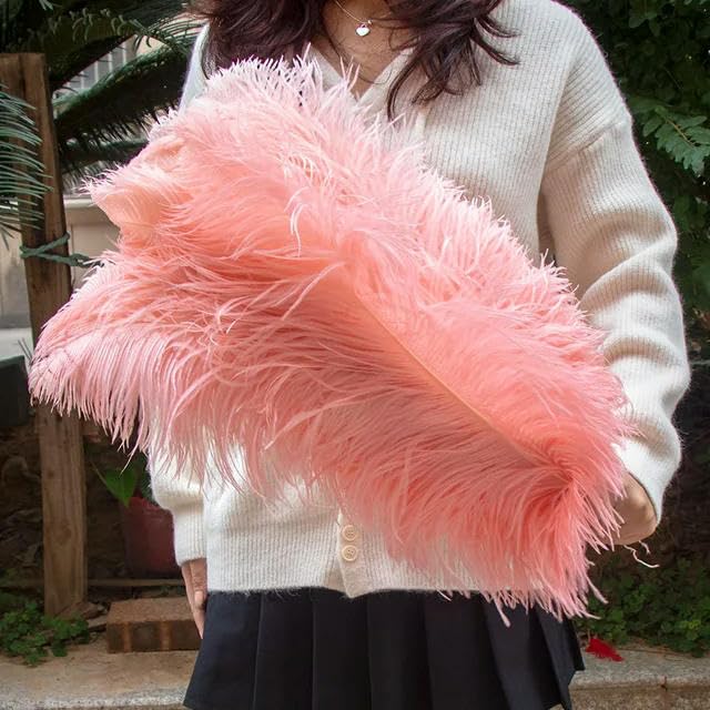 TUITA 10pcs White Large Ostrich Feather 15-55cm for Wedding Party Carnival Decoration Natural Ostrich Feathers Crafts DIY Accessories