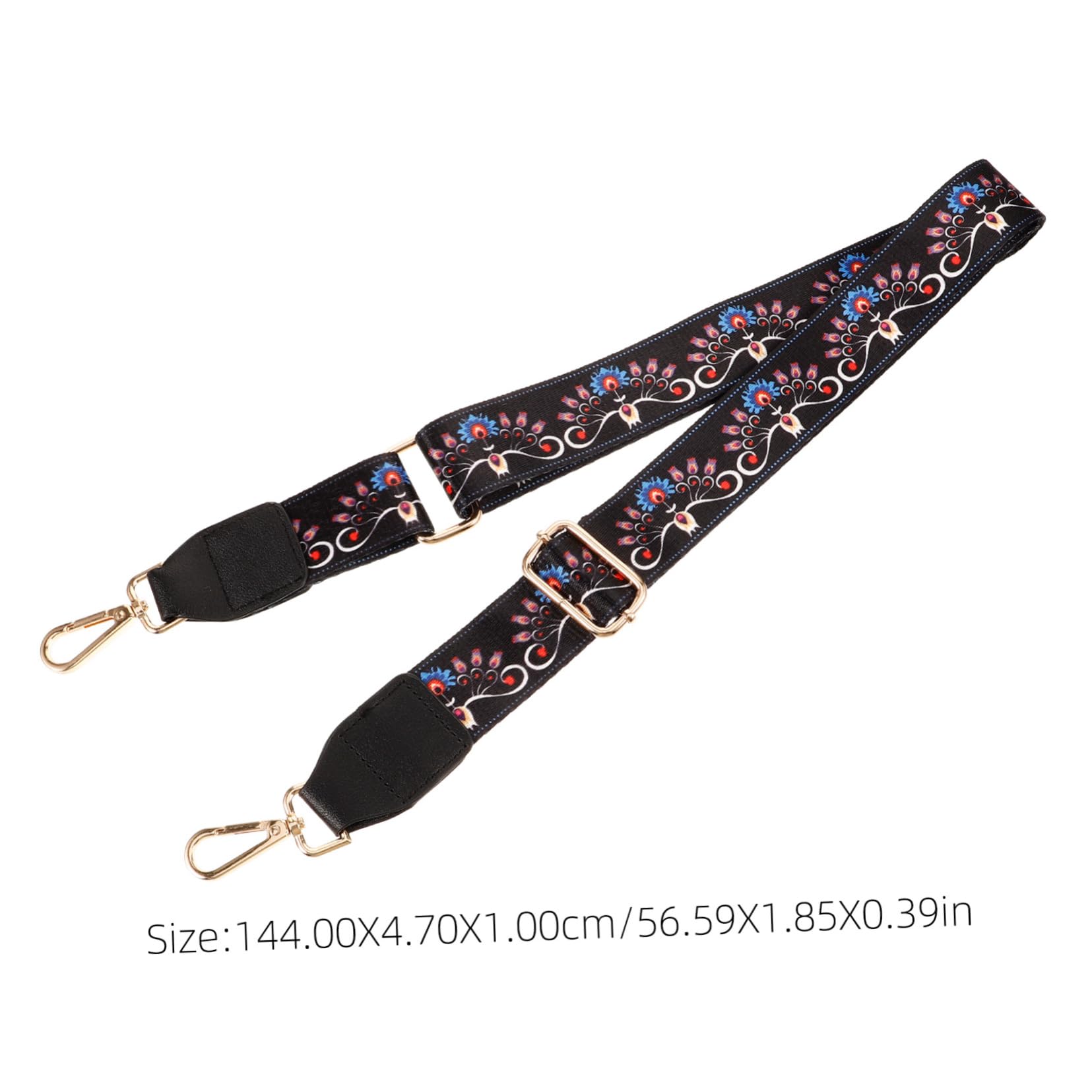 ibasenice tracolla per banjo cinghia chitarra banjo cinghia Accessori per strumenti musicali Cinghia per banjo nera cintura per chitarra popolare supporto da spalla per chitarra Metallo
