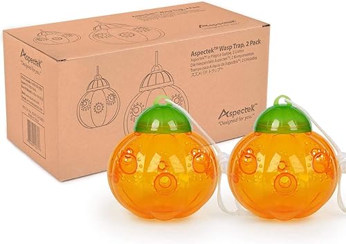 Miniatura 7 de Aspectek La trampa para avispas para colgar en exteriores o interiores te ayuda a rescatar de insectos, chaquetas amarillas, avispones, abejas