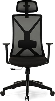 Seduna Benin Office Chair | Executive Chair Fixed Arm Black
