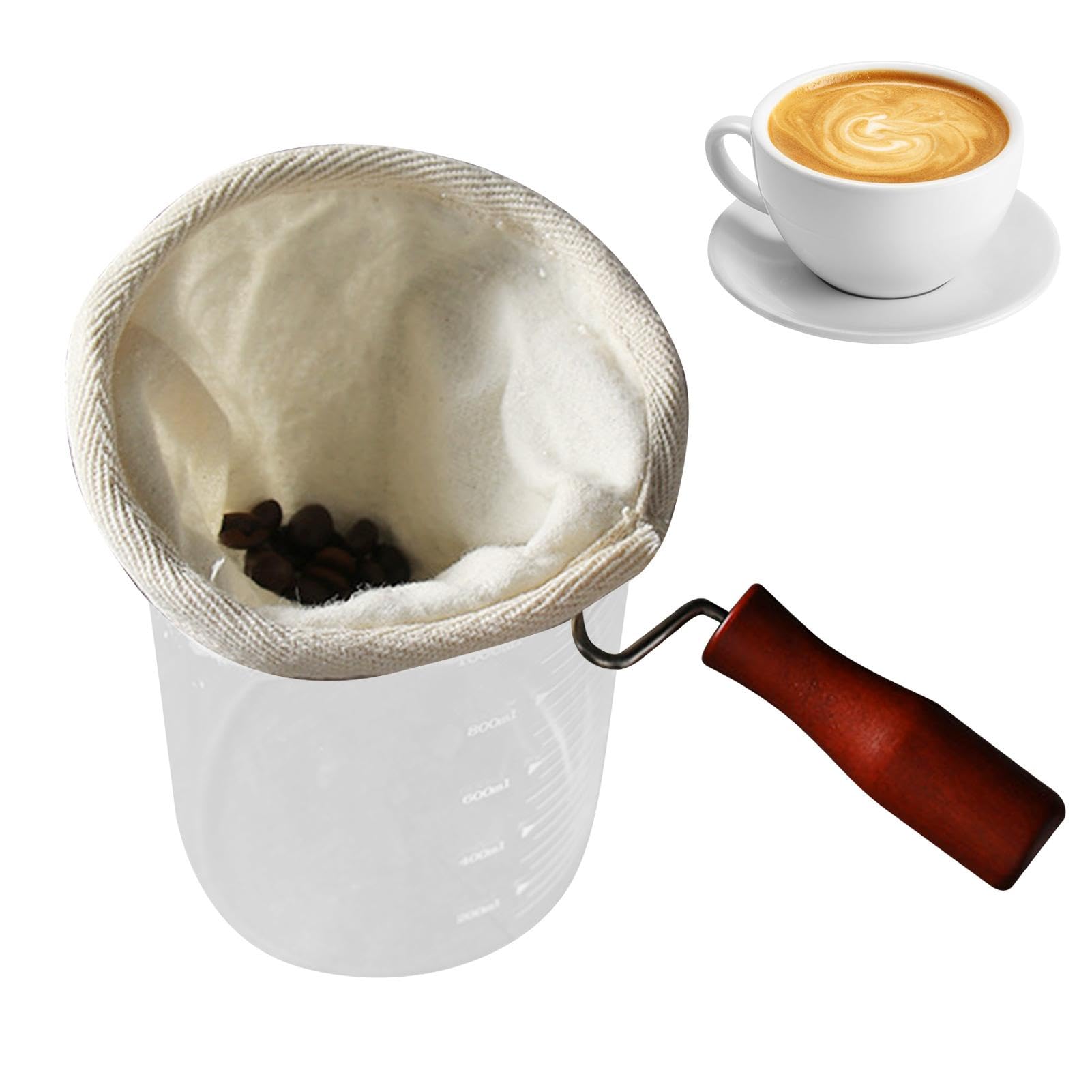 Koffiefilter van biokatoen - herbruikbaar - Handig Goed