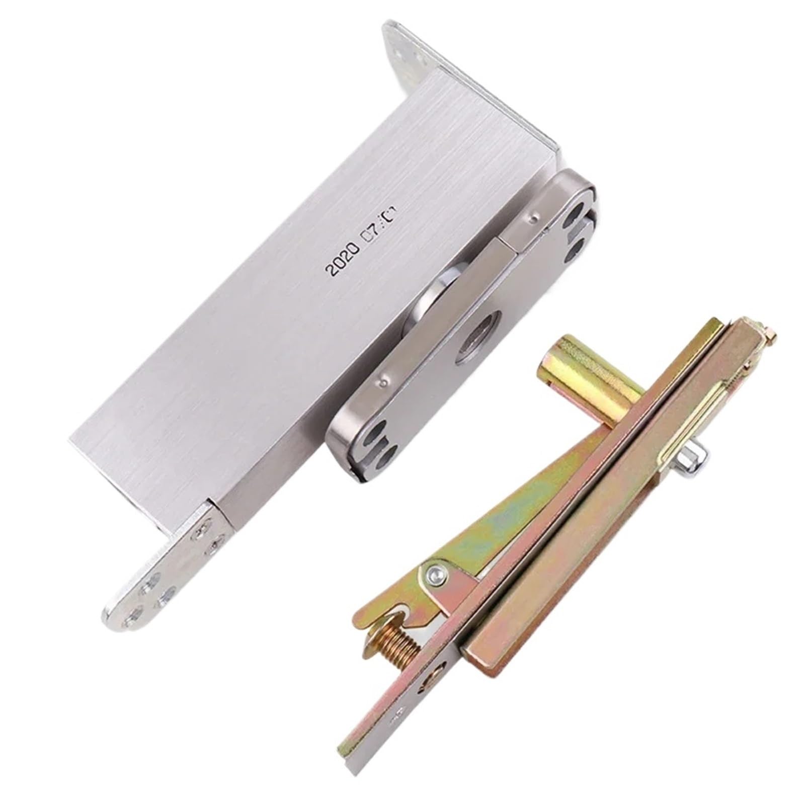 Conceal Heavy Door Pivot Hinges Rotating Shaft Spring Hinges 90 Degree Positioning Hydraulic Automatic Hinge Invisible Rotating