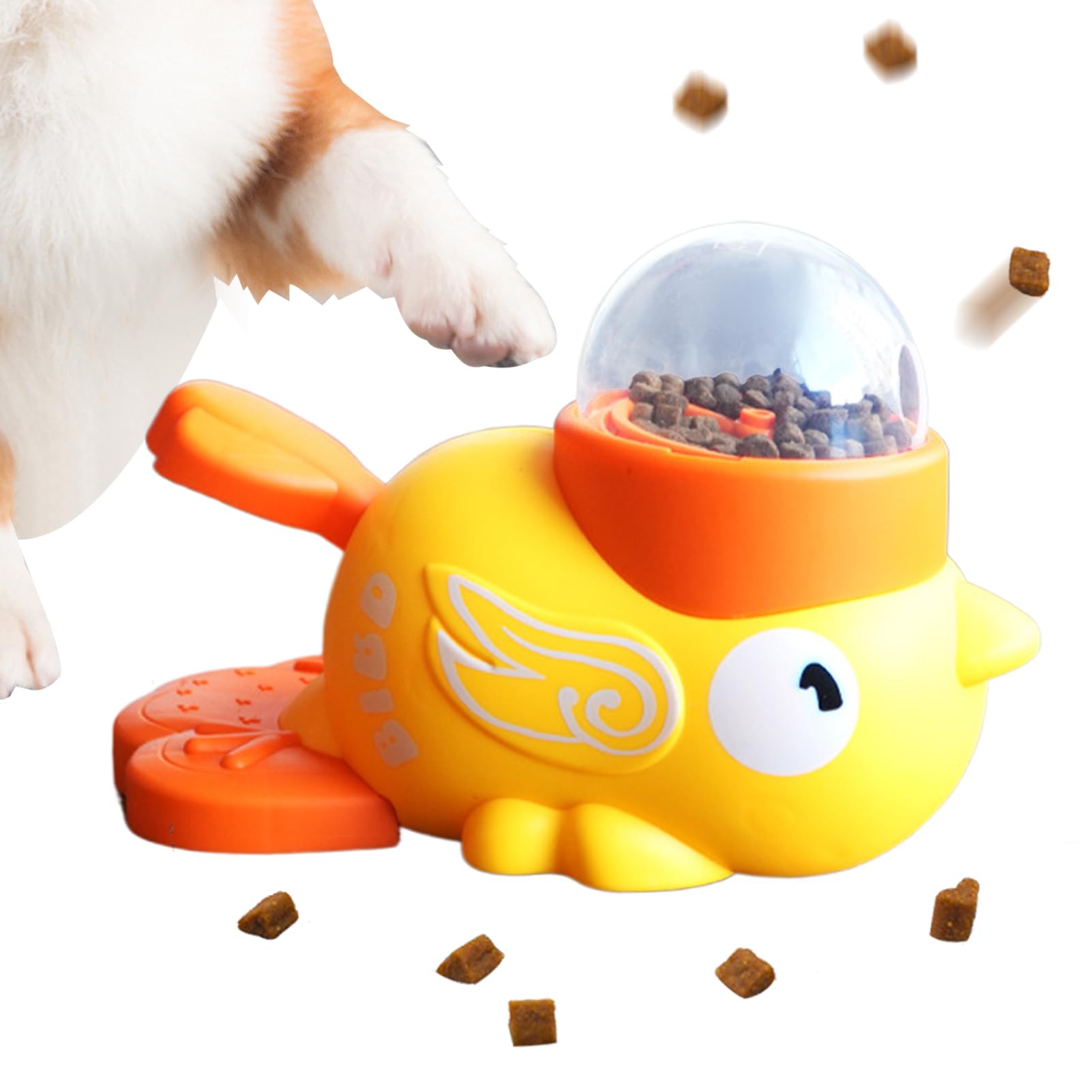 Dog Treat Dispenser Toy, Duck Design Mental Stimulating Feeder, Mental Stimulating Treat Dispenser Toy For Indoor Boredom Relief Cat Dog Outdoor Interactive Play