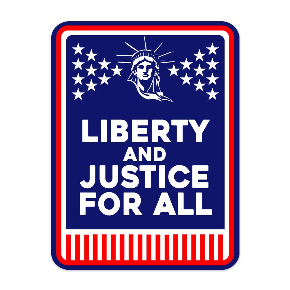 Amazon.com : Portrait Round Plus Liberty and Justice for All Door