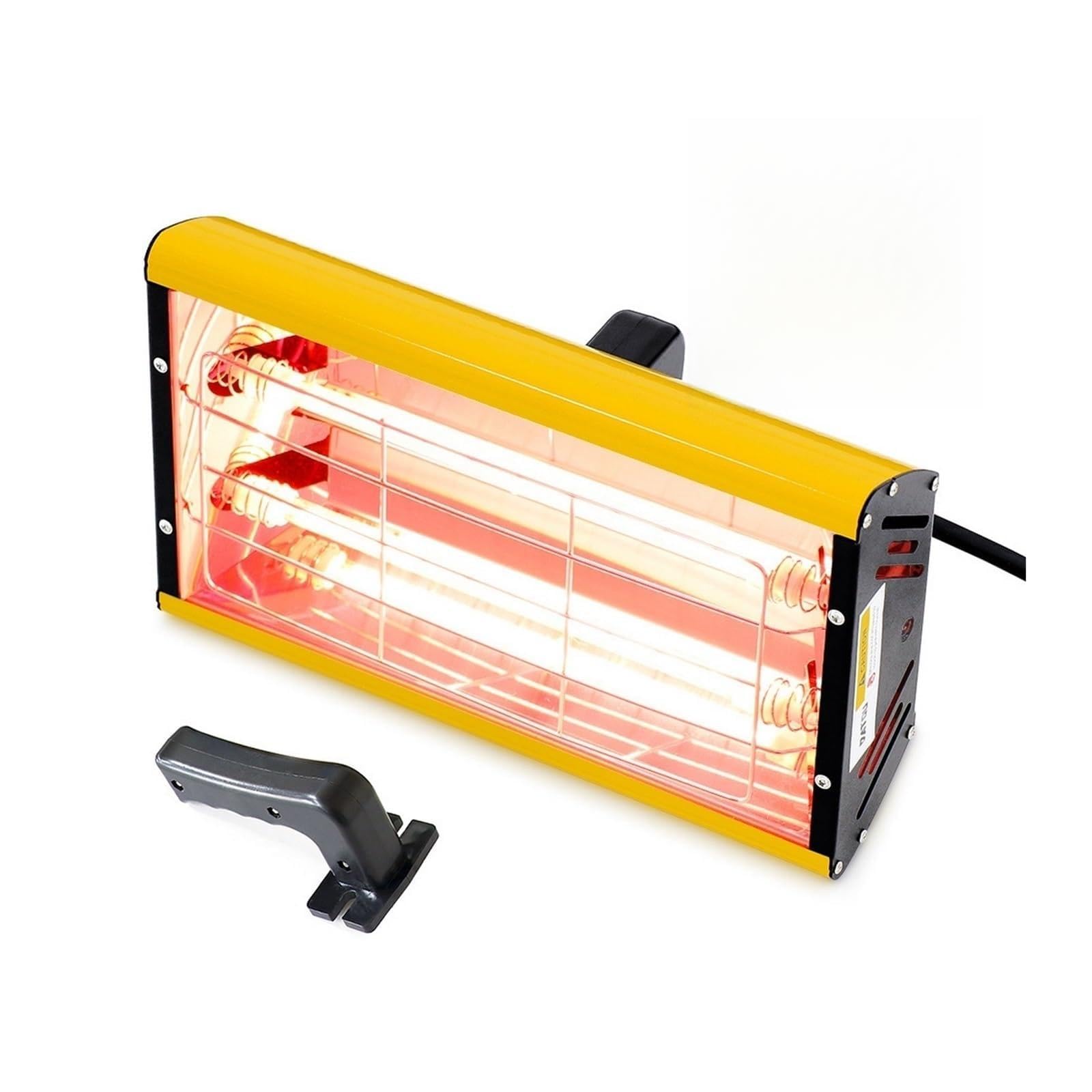 GUYSGNX Paint Curing Lamp, 2000W Infrared Paint Curing Lamp For Drying Hot Dryer Heating Heater Light Shortwave Spray Booth for Car Bodywork Repair