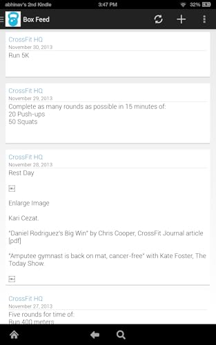 CROSSFIT WOD TRACKER