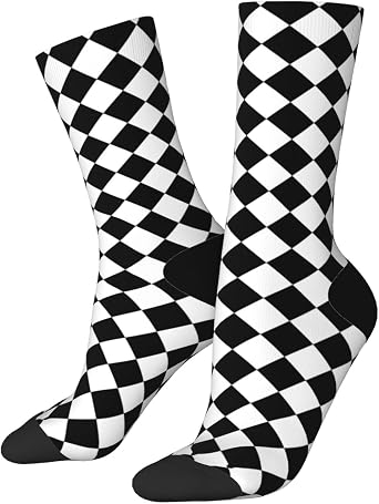 Socks for Men and Women, Crew and Mid-Calf Socks,Athletic Running Socks,1 Pair