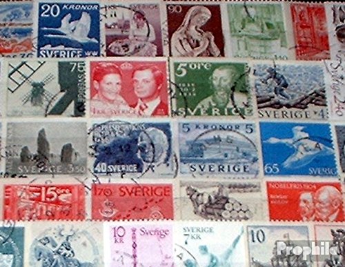 Prophila Collection Svezia 100 Diversi Francobolli Speciali e Large Format (Francobolli per i Collezionisti)
