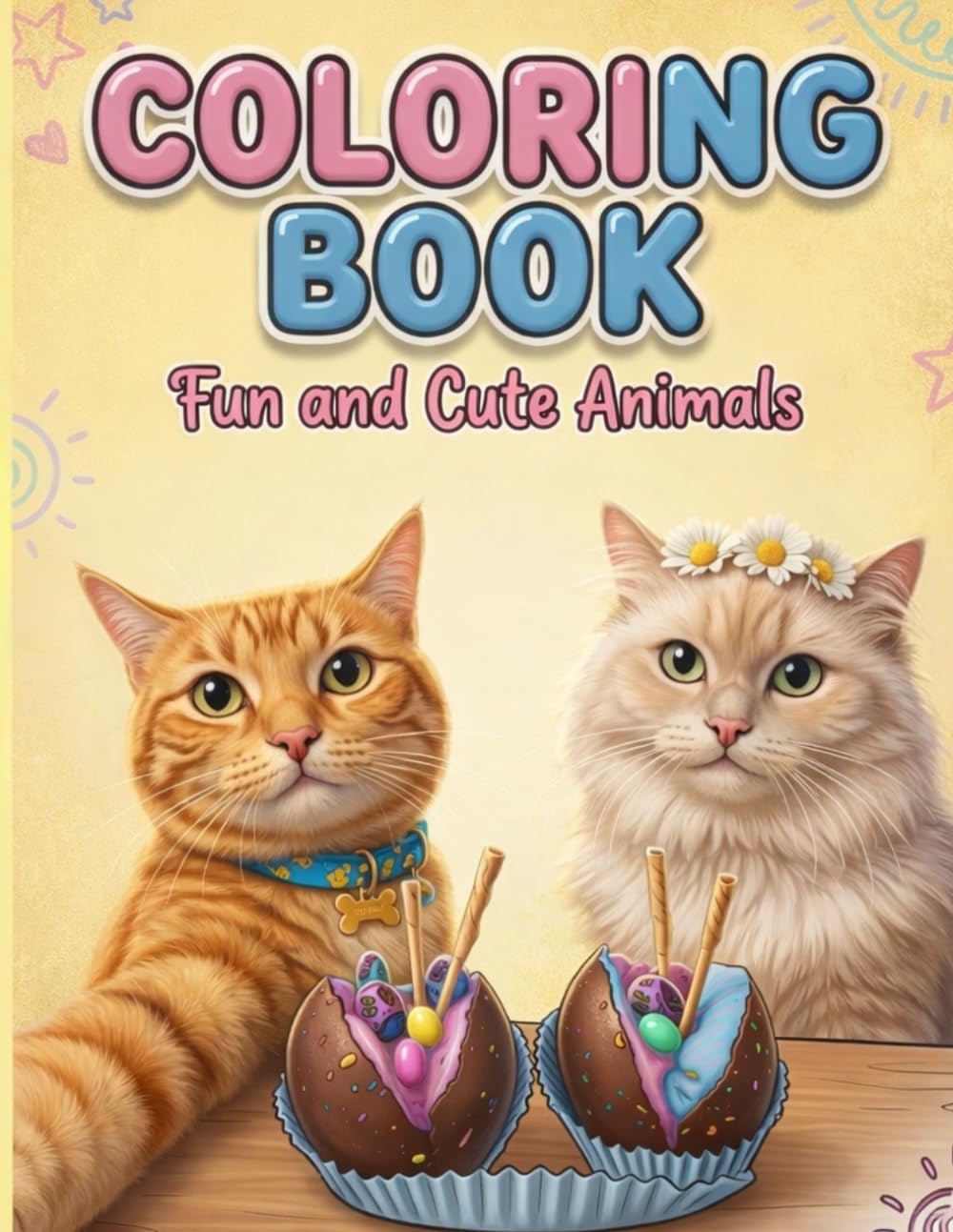 Coloring book for kids: Adorable and fun Animal Designs for Relaxation, Mindfulness, and Creative Fun for All Ages