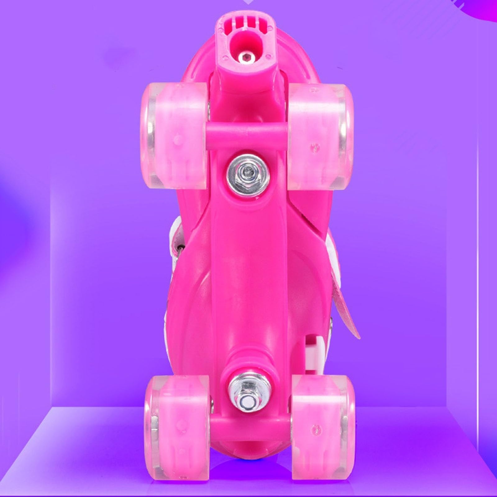 Roller Enfant à Double Rangée pour Filles Et Garçons Et Adultes avec Roues Lumineuses, à Quatre Roues Débutants Patin A Roulette pour L'Intérieur Et L'extérieur