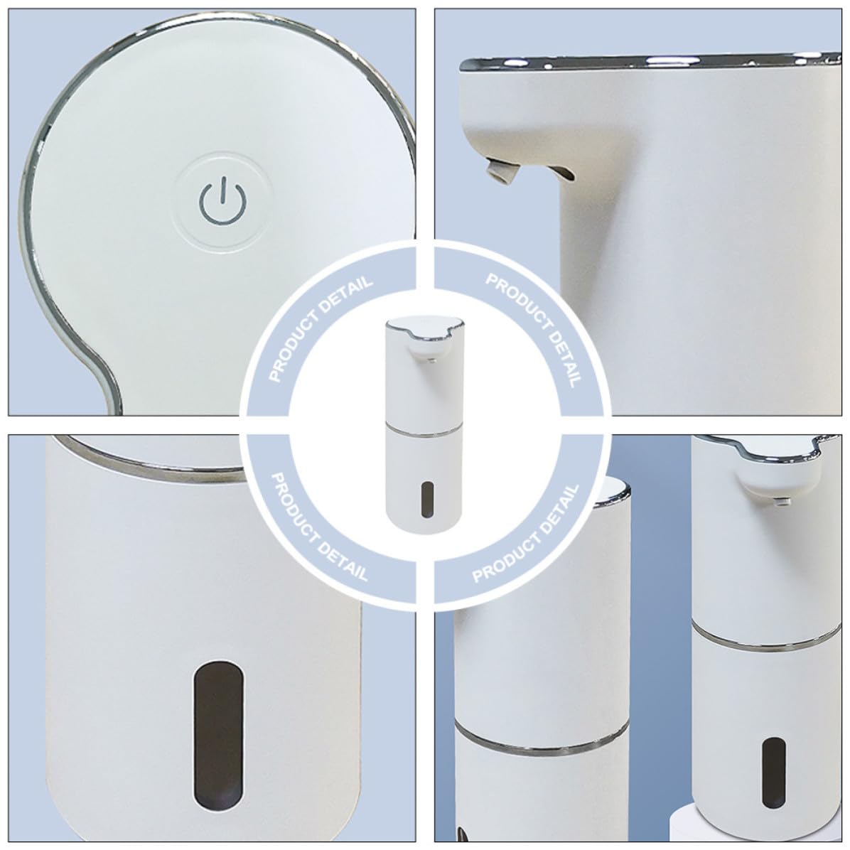 Operitacx Dispensador de Jabón Automático Sensor Infrarrojo, Ajuste