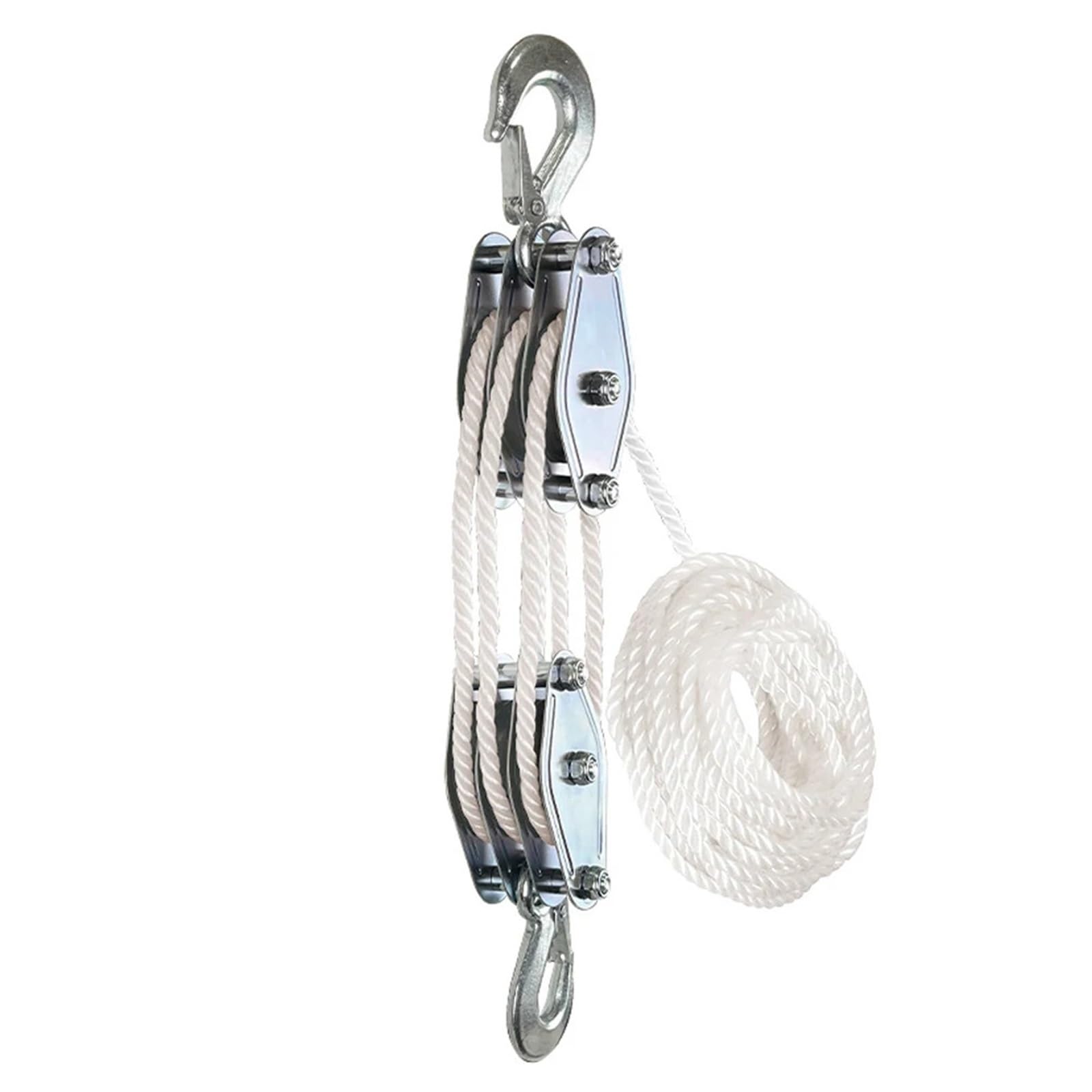 NXTFNRNX Pulley Wheel 270° Rotatable Rope Pulley Crane Heavy Duty Polyethylene Rope Pulley Hoist Manual Lifting Device Rail Wheels