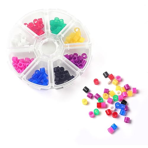 Annhua 100 anillos de código dental de silicona ortodóntica, colores mixtos, etiquetas de instrumentos de silicona, anillos de código de color para