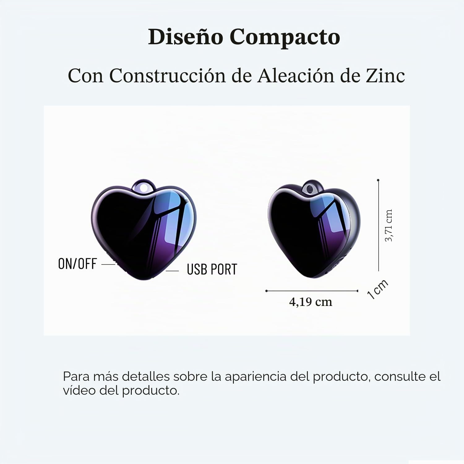 Grabadoras de Voz Digitales Oculta Grabadora Pequeña Collar Colgante con Auriculares Discreto Llavero Grabador de Audio Recargable Portátil Grabadora para Clases Reuniones Entrevistas Discursos USB-C
