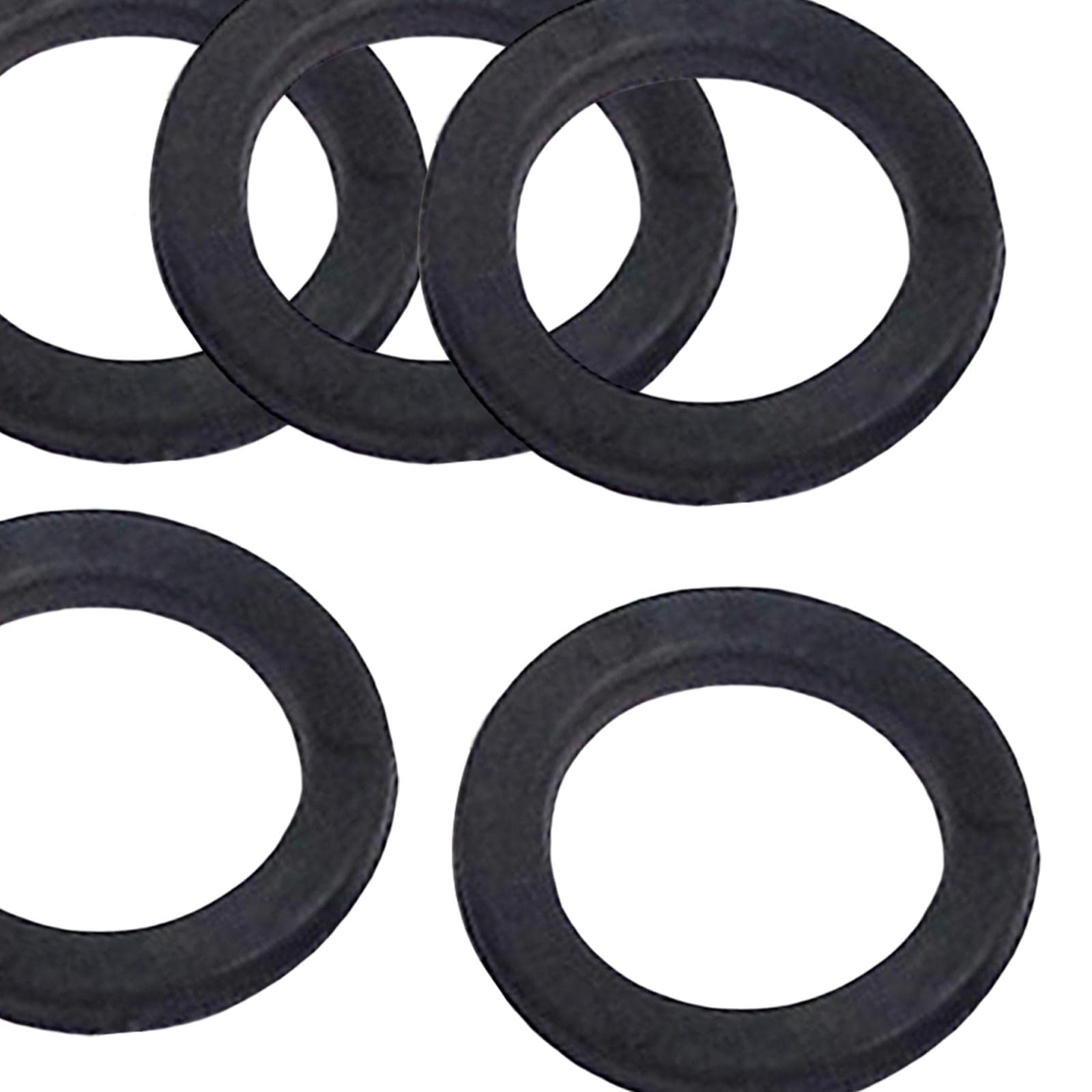 2.5cm Rubber Washers 5 Pack Fasteners Workout Exercise Gym Barbell Nut Gasket O