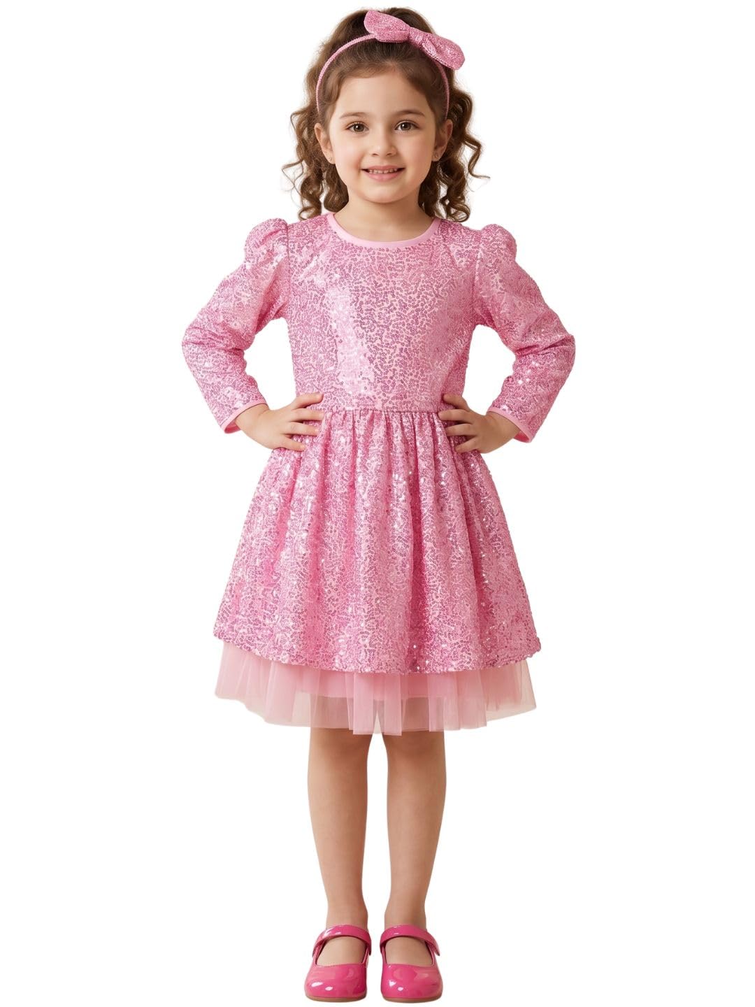 AJ DEZINES Kids Dress for Girls | Frock for Girls | Western & Jumpsuit | Party & Casual Wear | Kids Girl Dress | Maxi Wedding Dresses | Birthday Princess Frock | Stylish & Fashionable-image-26
