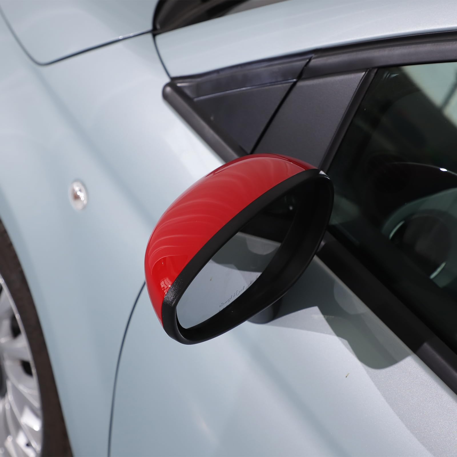 Copertura per specchietto retrovisore auto Adatta per F@i@at 500 2016-2025, Copertura per specchio retrovisore esterno, Calotta per specchio retrovisore esterno per Accessori esterni