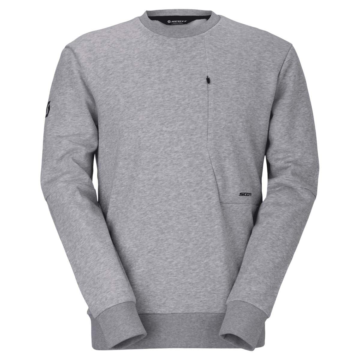 Pull de loisirs col rond gris Scott pour rester au chaud avec style - 2