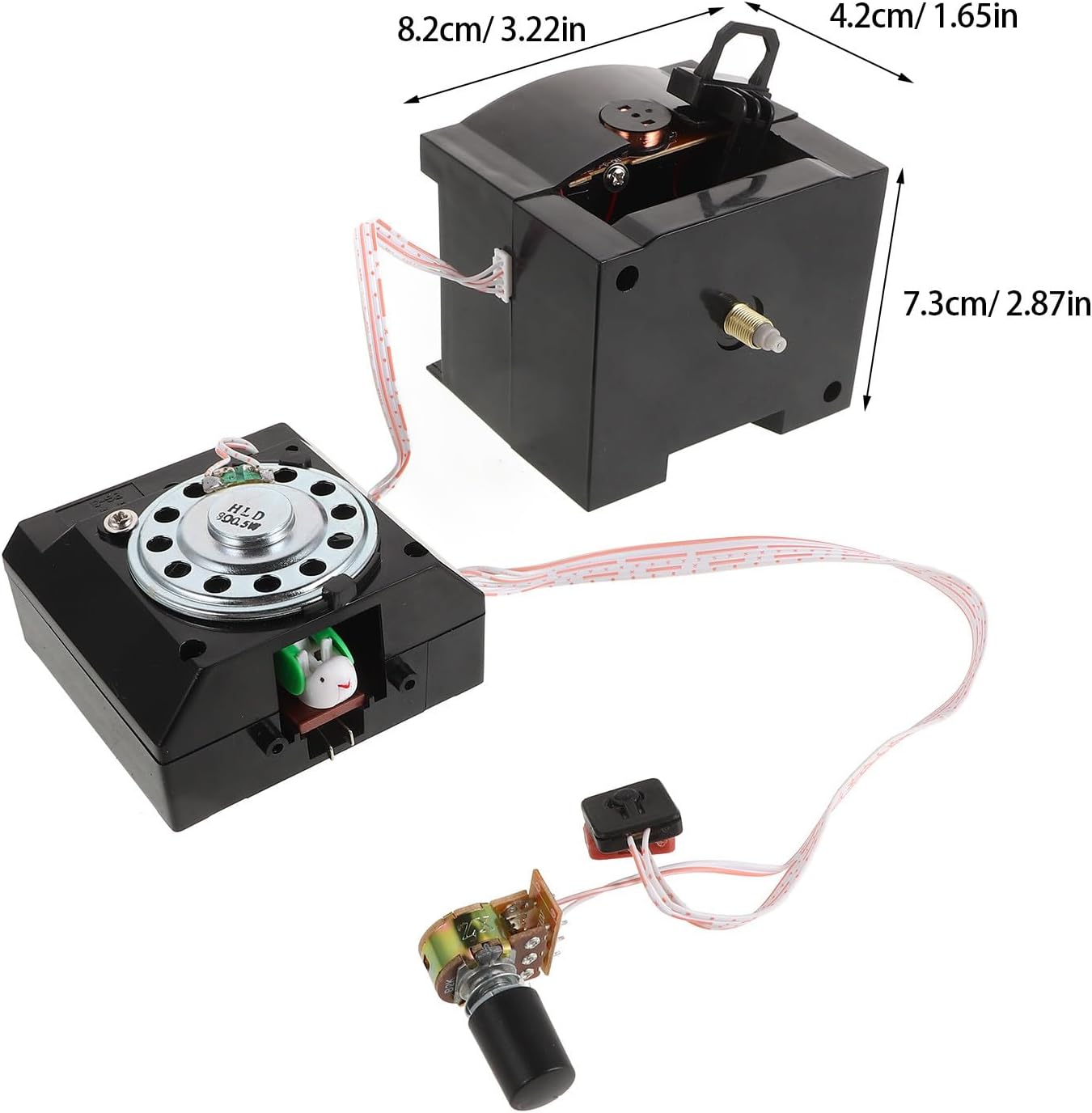 2pcs Cuckoo Wall Clock Movement: Clock Mechanism Cuckoo Parts for Repairing and Replacing Vintage & Antique - Mechanism Movement Part