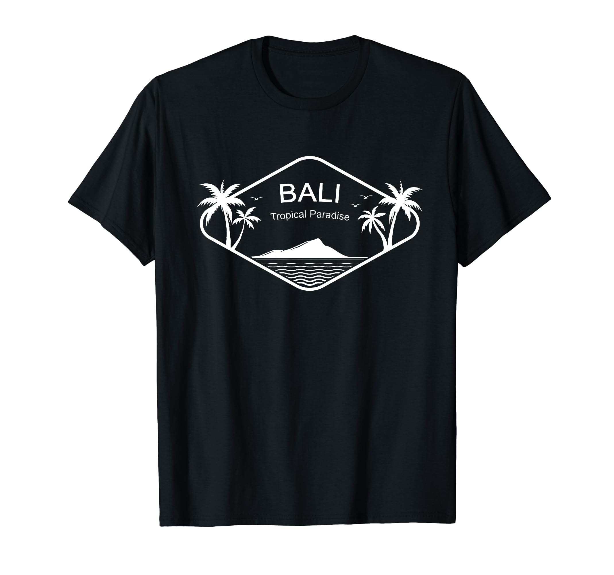 Asia's beauty: BaliBali Tropical Paradise Beach Palms Ubud Indonesia Souvenir T-Shirt for Men Women