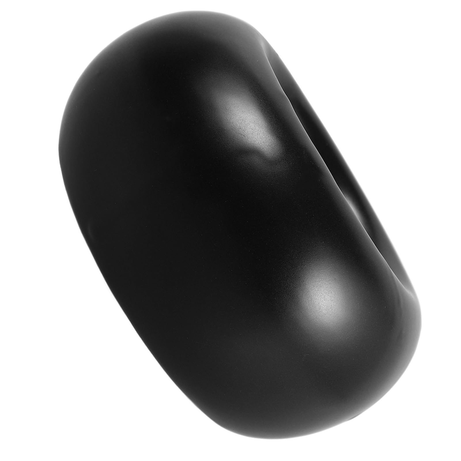 Toyvian 3 Piezas Candelabro de Cerámica Negro Moderno para Mesa de Comedor