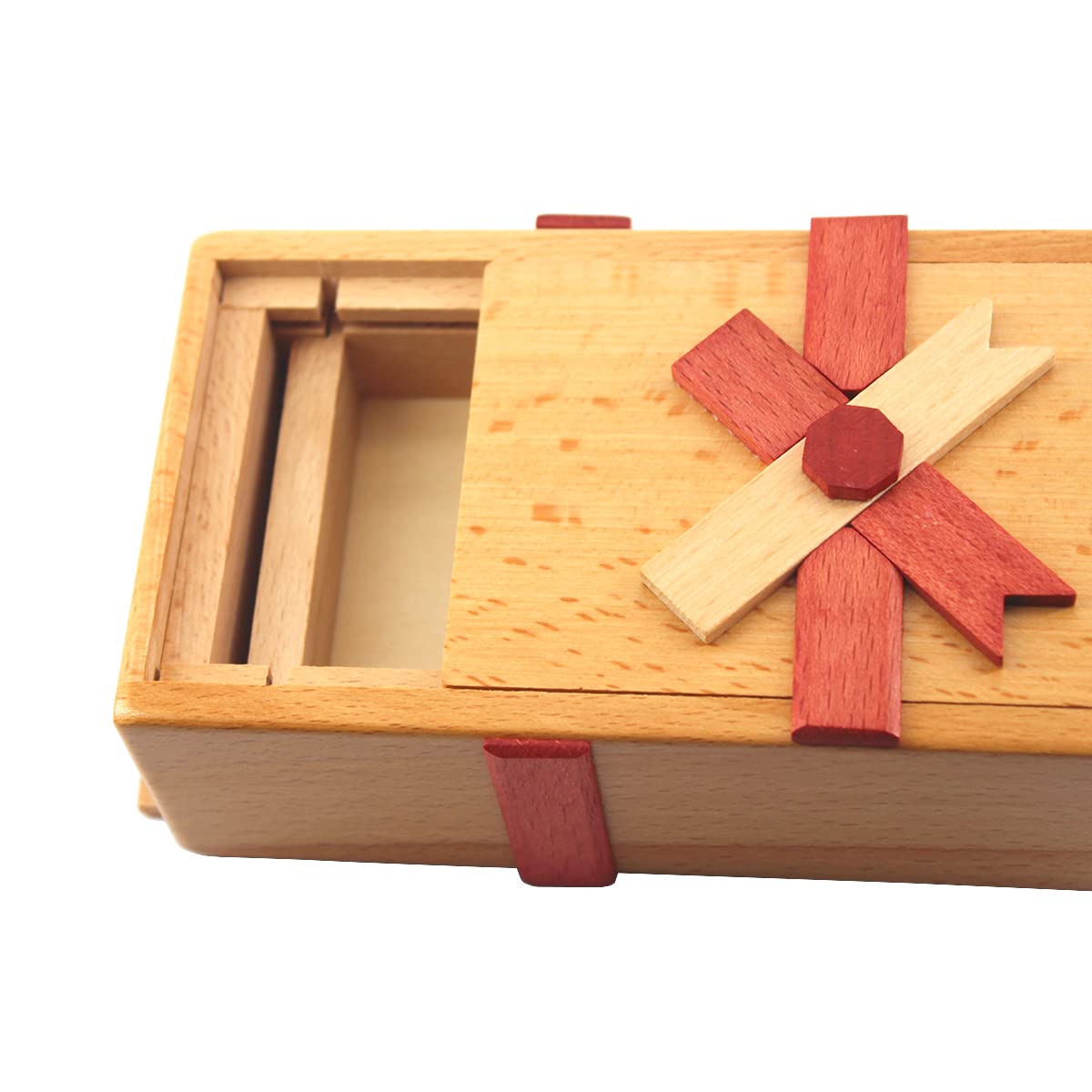 Casse-tête Magique En Bois – Boîte Secrète Avec Compartiment Caché, Casse-tête Luban Pour Adultes, Cadeau Surprise Intelligent