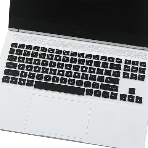 Miniatura 1 de Funda de silicona para teclado compatible con HP OMEN 16.1" 16t-wf000 16-wf0097nr 16-wd0063dx 16z-xf0000 16-xf0033dx 16-xf0087nr 16z-xd000