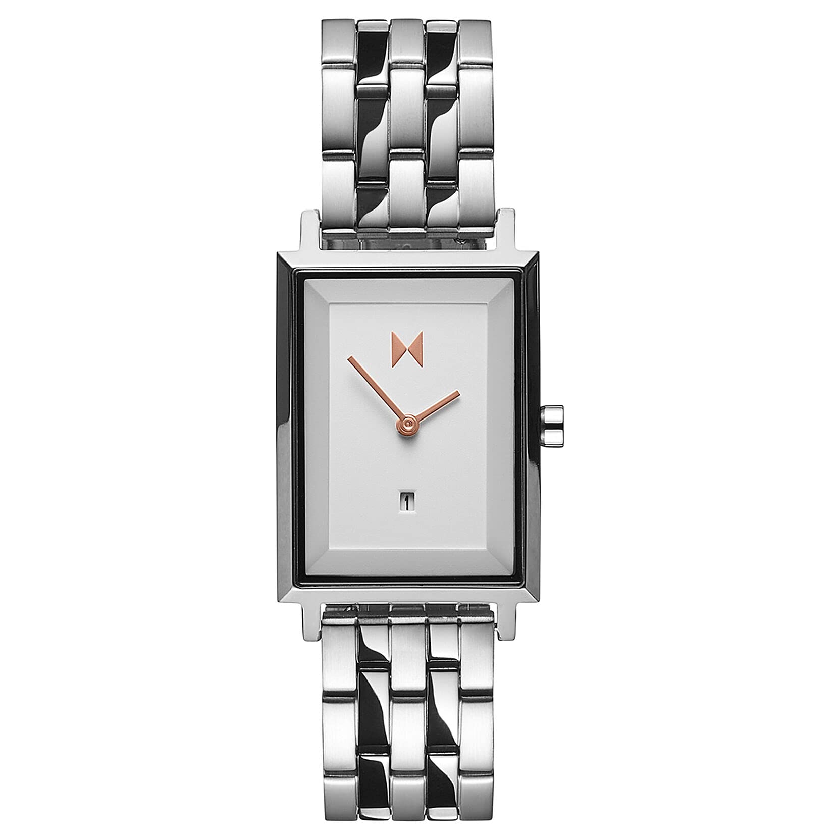 MVMT Women's Minimalist Signature Square Watch, Dakota Silver, 24 MM, Signature Square, Dakota Silver, Signature Square