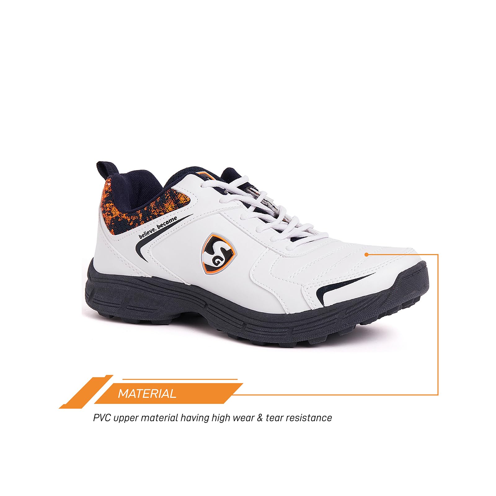 SG Shoe Savage Stud WHT/NVY/Orange/R Blue/Lime