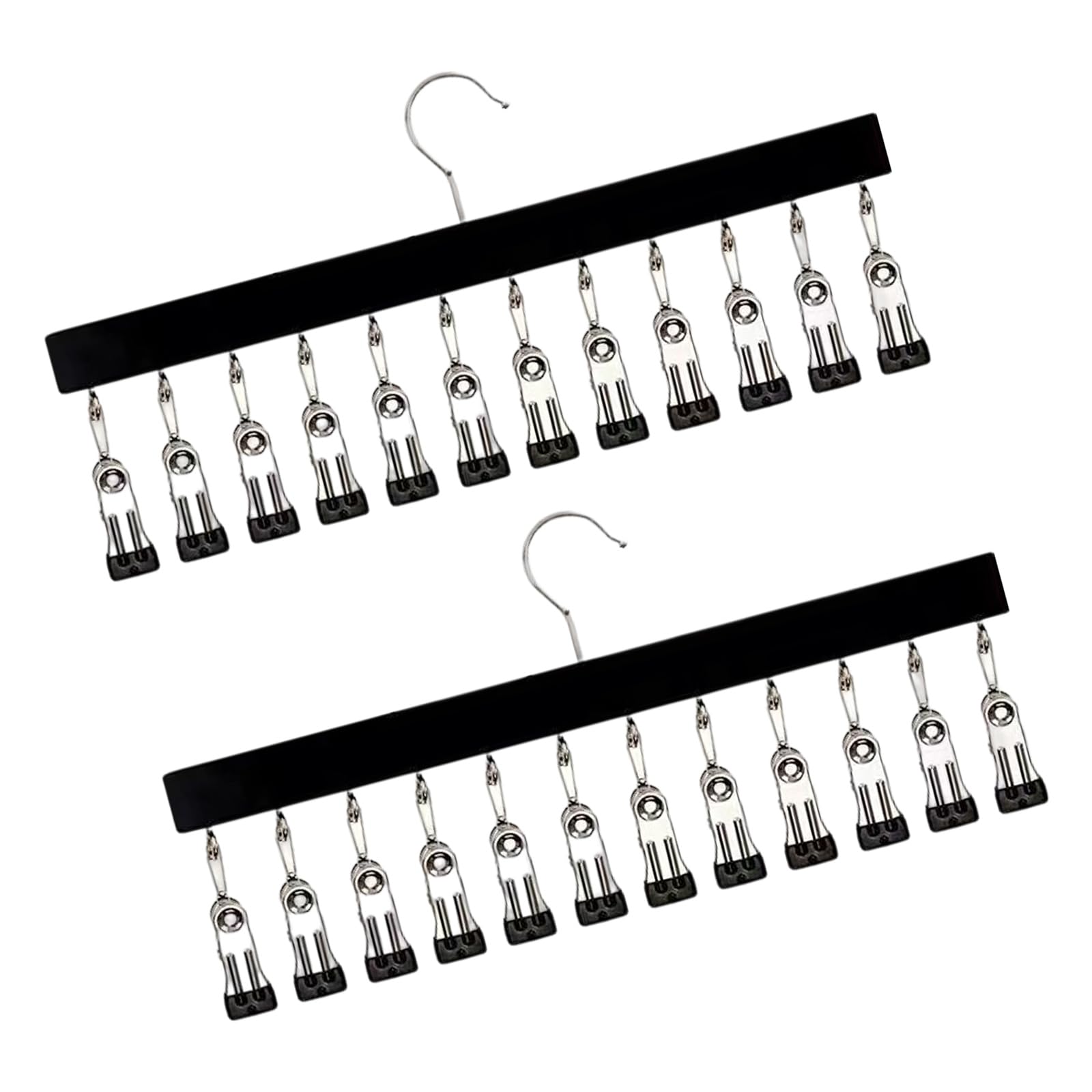 SXRQ Wooden Closet Accessory with Strong Clip to Hanging Caps Sock and Undergarments Tidying Underwear Storage
