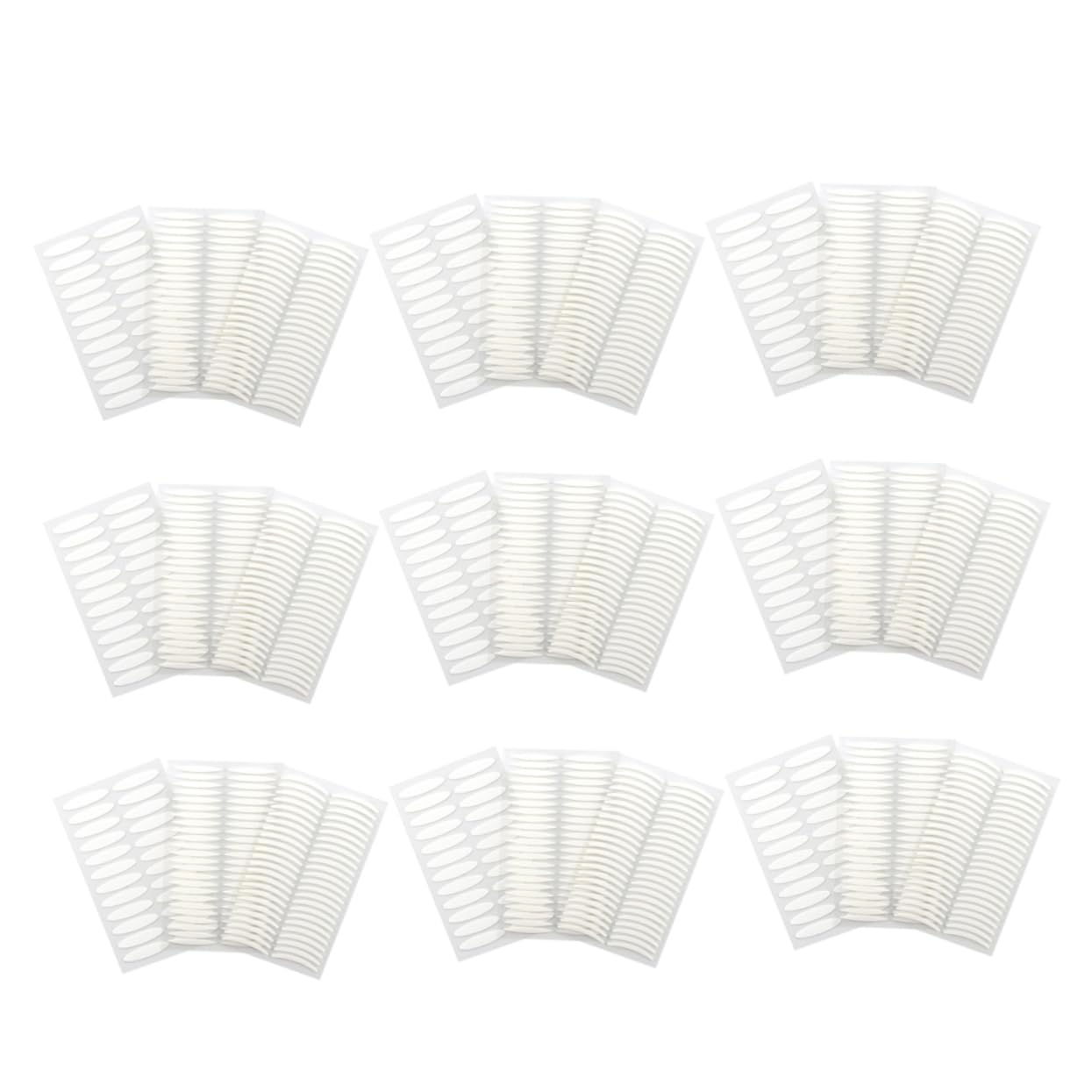 SOESFOUFU Invisible Double Eyelid Stickers 45 Sheets Women Eyelid Tape Double Sided Adhesive Non-Trace Natural Pe Material for Lady Use