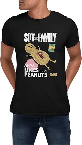 Spy X Family - Camiseta para hombre Anya Forger Likes Peanuts B