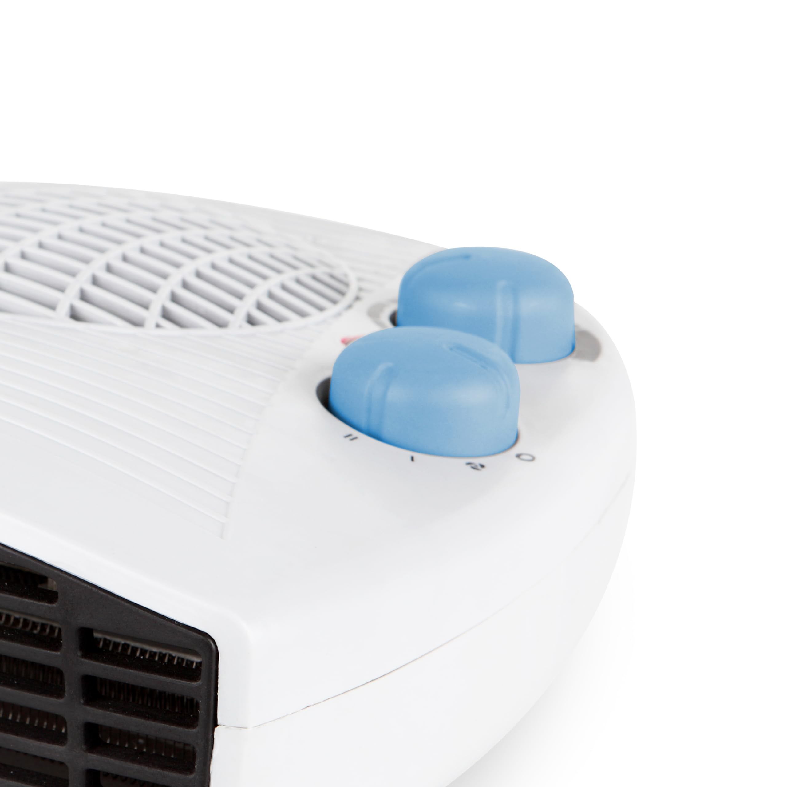 Orbegozo FH 5127, Calefactor bajo consumo, 2000 W, control ajustable de la temperatura mediante termostato, protección contra sobrecalentamiento, luz indicadora encendido, color blanco