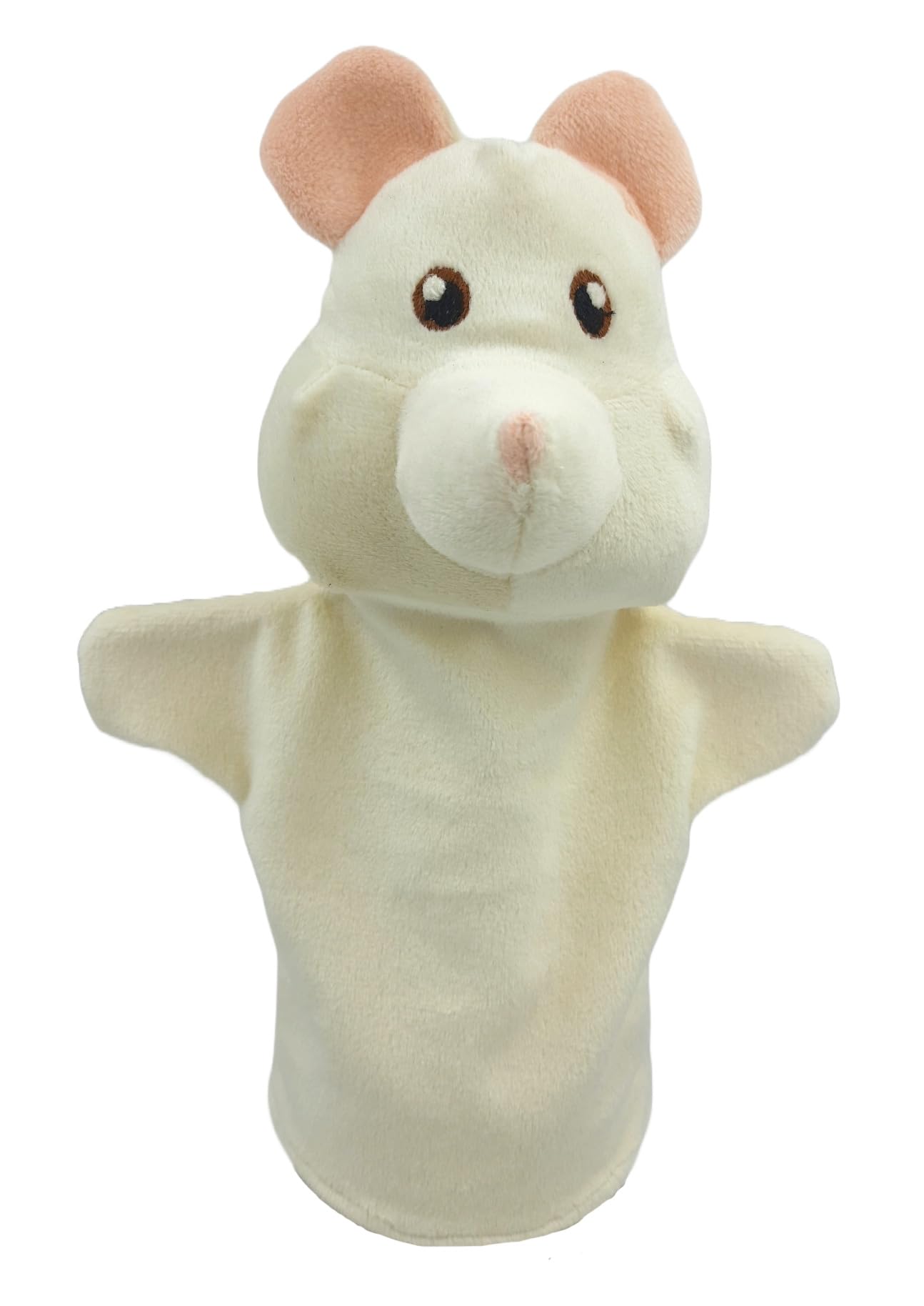 Animal Hand Puppet for Kids - Educational Storytelling Interactive Plush Animal Hand Puppet for Learning (4-8 inches) (Mouse)