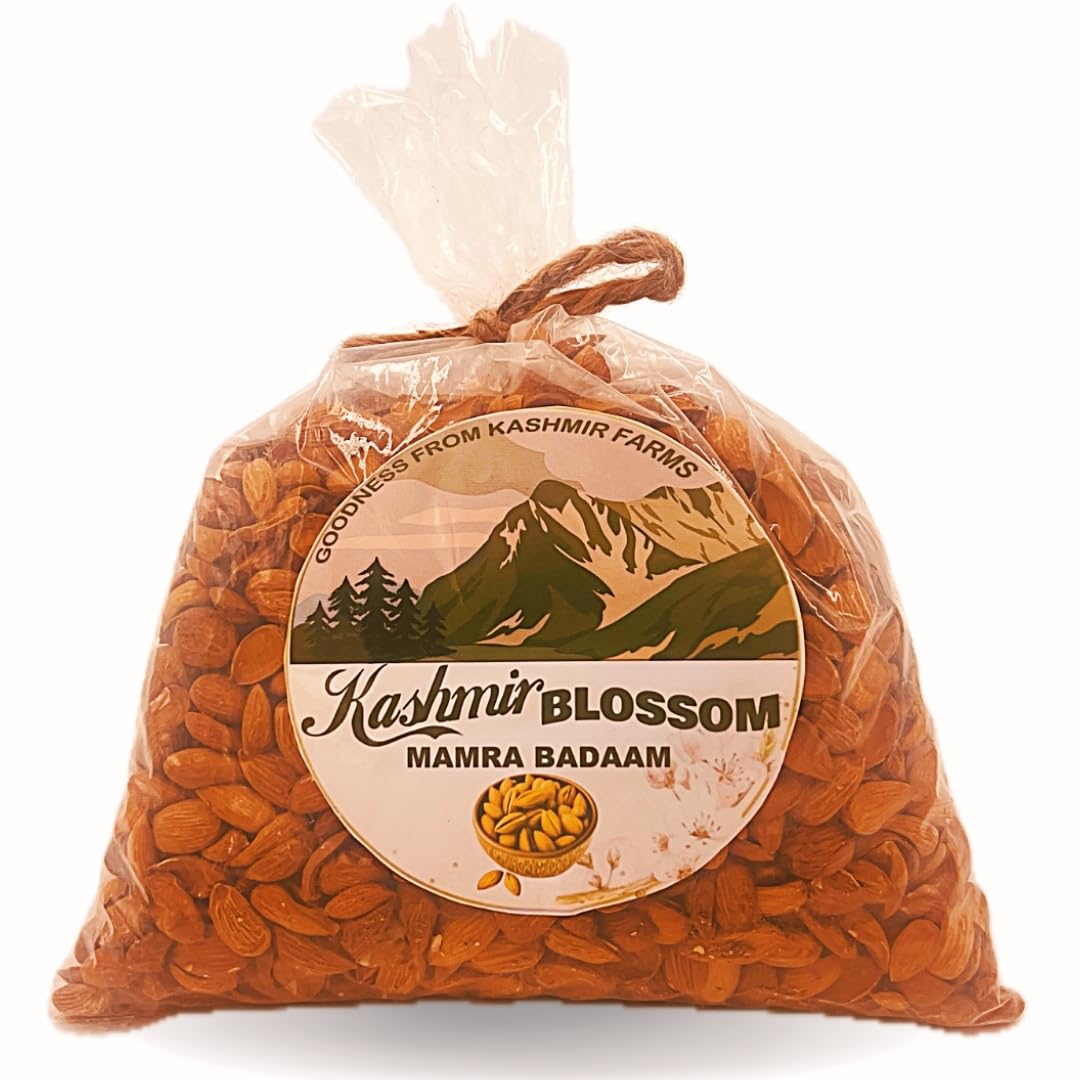 Kashmir Blossom Kashmiri Mamra Giri Whole Almonds 1Kg [ Grade-Aaa Quality & Bold Size Bidam ] Rich In Oil, More Nutritious, Mamra Badam (1Kg) (200) (B0D9DGVQS5) Amazon Price History, Amazon Price Tracker