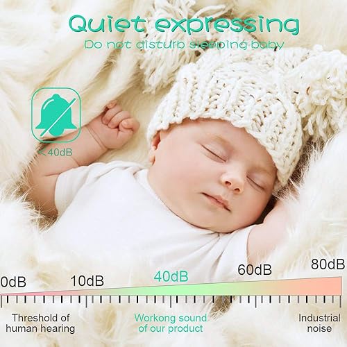 Miniatura 7 de Extractor de leche eléctrico, extractor de leche eléctrico, 3 modos, 10 niveles, doble recargable, doble bomba de leche materna, masaje con pantalla