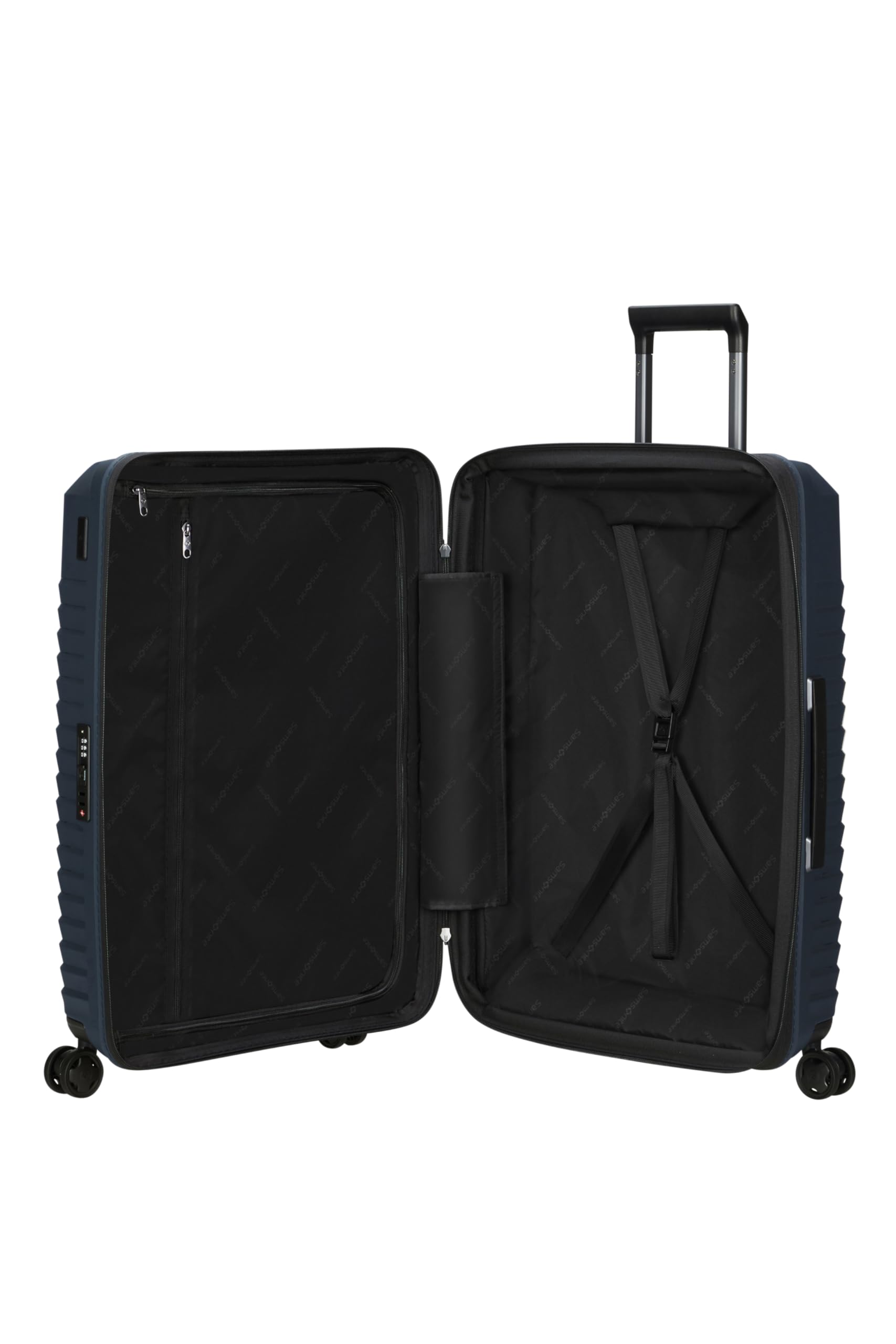 Samsonite Intuo - Spinner L, Valise Extensible, 75 cm, 105/115 L, Bleu (Nuits Bleues)