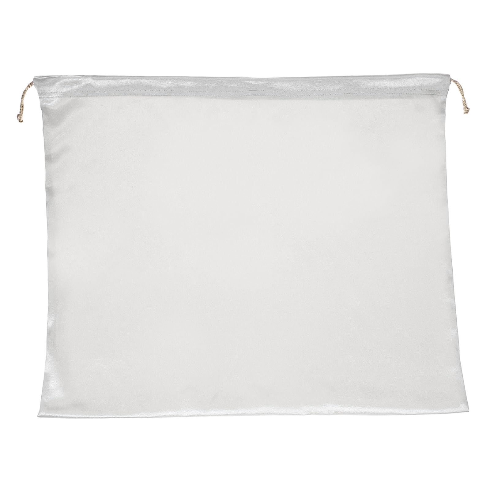 sourcing map Dust Cover Storage Bag Silk, Dust Bags for Handbags with Drawstring for Pouch Purse Cloth Shoes Travel Storage (White, 19.69"x23.62")