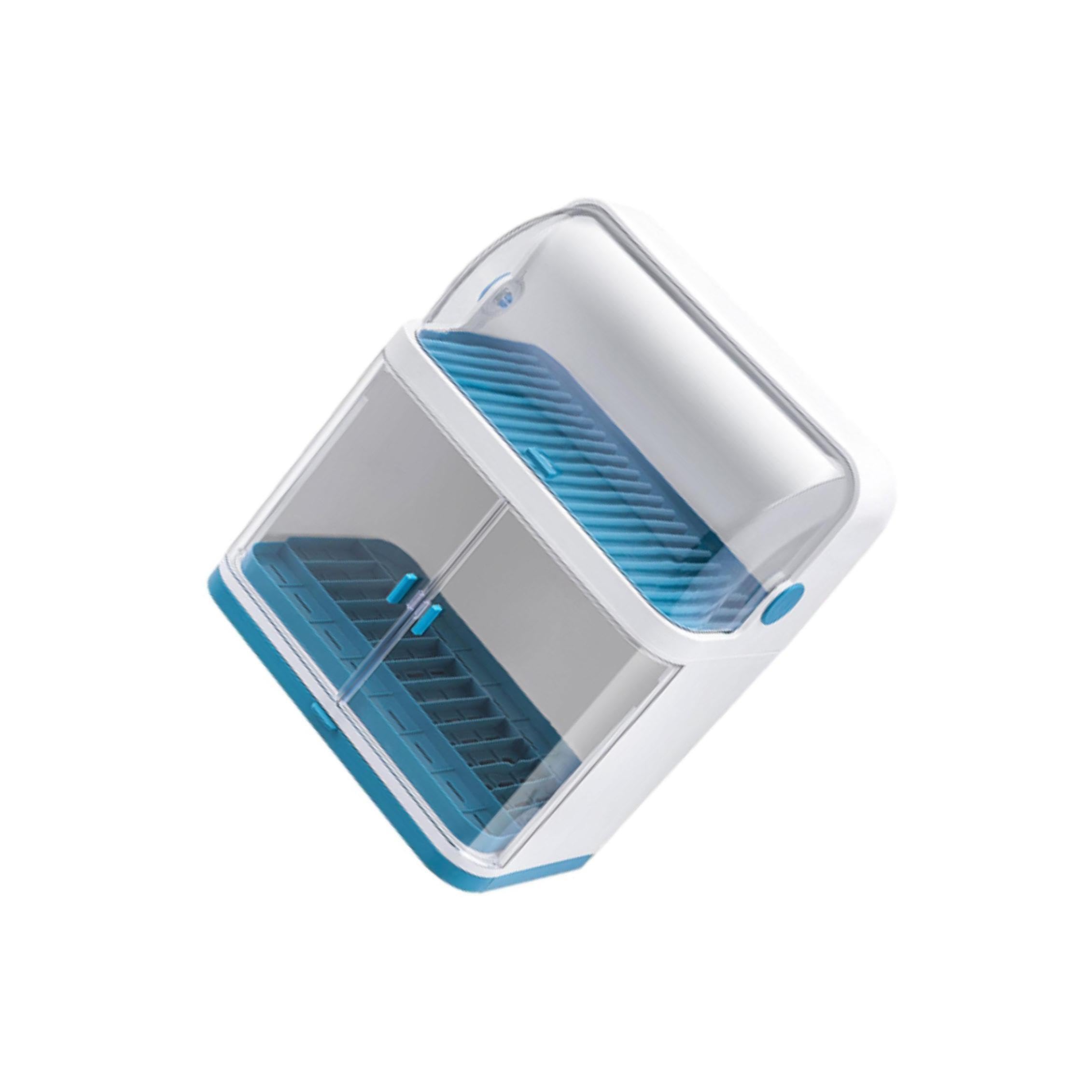 PIXZCSA Dustproof Dish Drainer With Hood Offering Breathable Features Ensures Efficient Draining And Tidy Kitchenware Management Dish Drainer With Hood Drying
