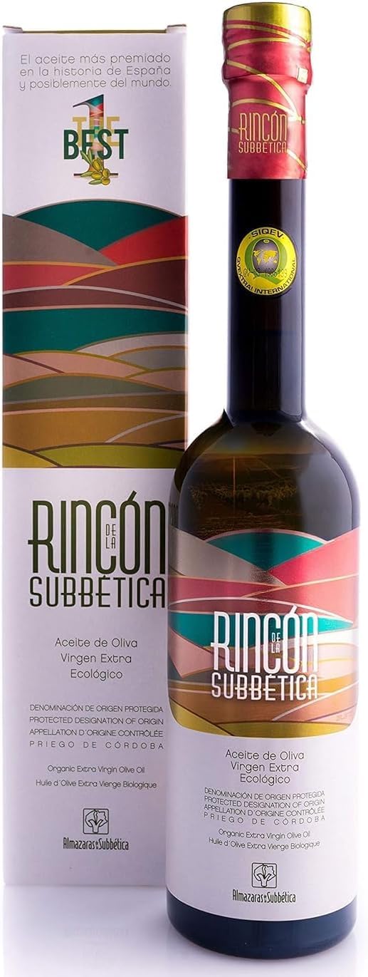 New Harvest November 2024 | Rincón de la Subbética | Hojiblanca Variety 16.9-Ounce - Best Olive Oil in the World 2012, 2015, 2016, 2017, 2018, 2019, 2020, 2021, 2022 and 2023