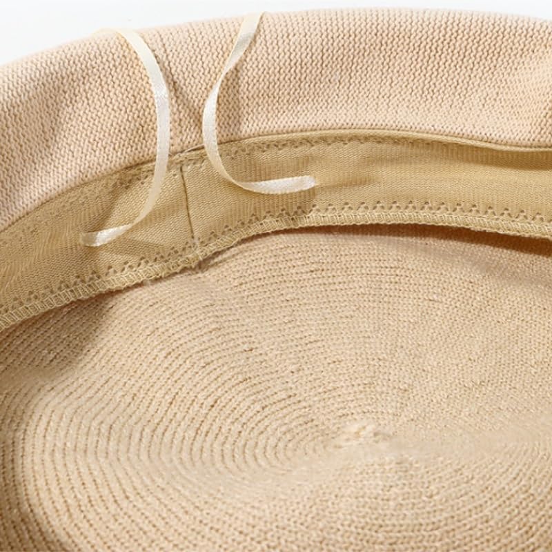 Retro Outdoor Polyester Braided Beret Mesh Breathable Painter's Hat Gray