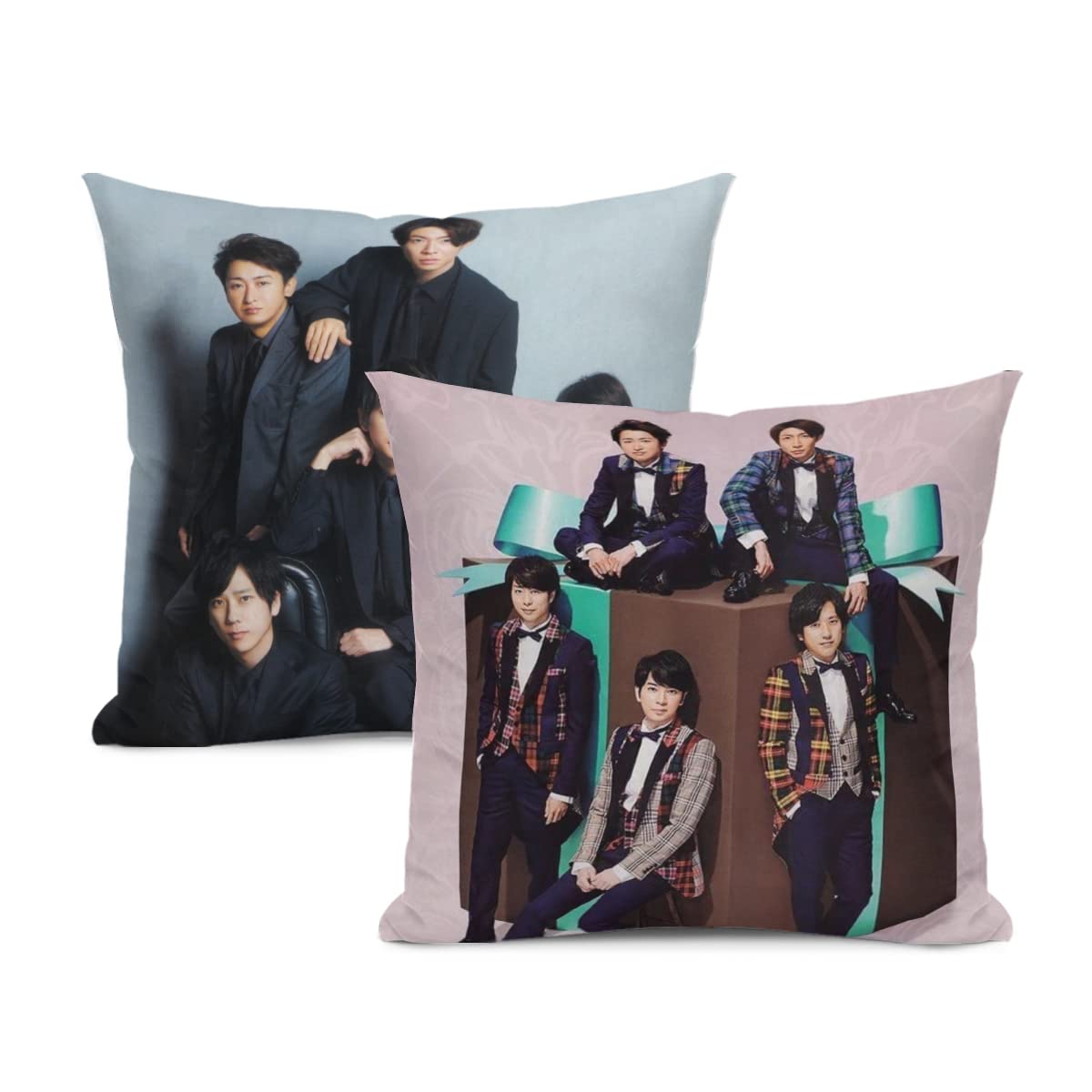 Amazon.co.jp: 嵐 あらし クッションカバー 2枚セット 抱き枕カバー